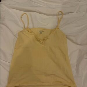 Brandy Melville soft yellow tank top